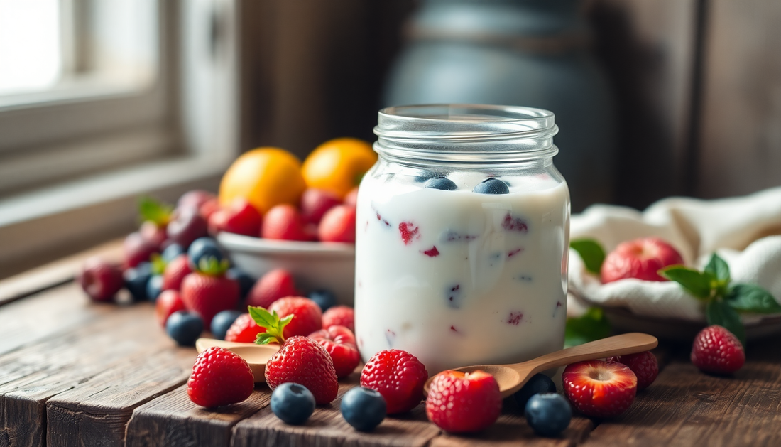 Hausgemachter Fruchtjoghurt – Ein einfacher Weg zu einem frischen, natürlichen Dessert ohne unnötige Zusatzstoffe