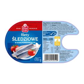 FINE LIFE SILLFILÉER I TOMATSAUCE 170 G