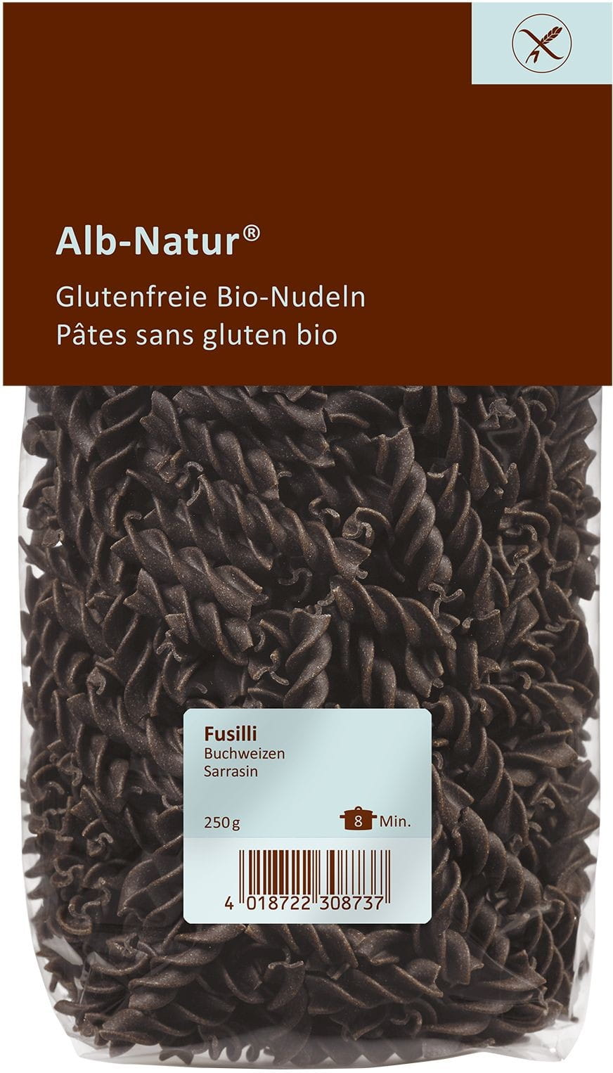 Pasta (grano saraceno), Twist, senza glutine BIO 250 g - ALB GOLD