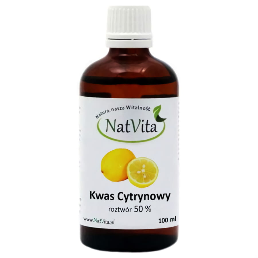 กรดซิตริก 50% กรดซิตริก 100 มล. NATVITA