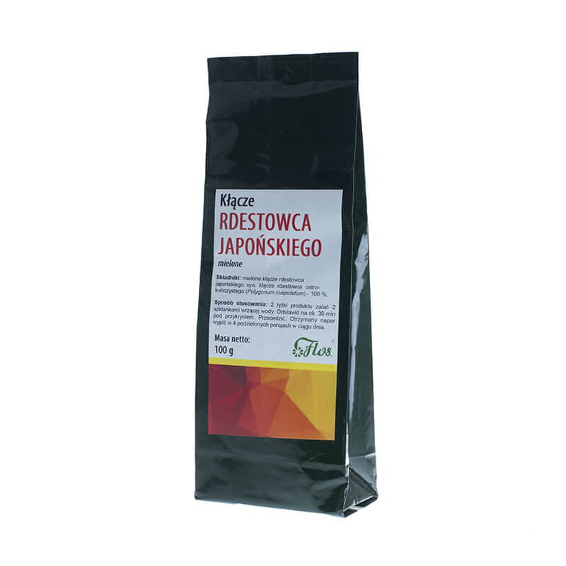 Japansk høymolterot (Rhizoma Reynoutriae Japonicae) malt 100g FLOS