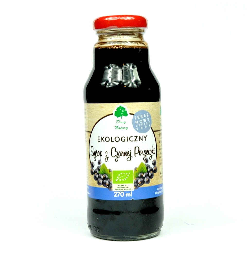 Organic Blackcurrant Syrup 270 ml - Gifts of Nature