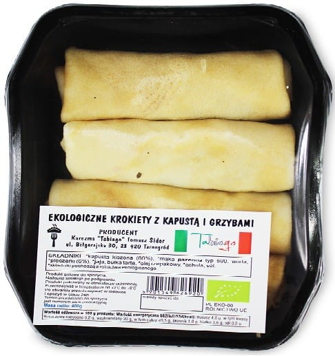 Kroketty s kapustou a houbami BIO 400 g - KARCZMA TABIAGO