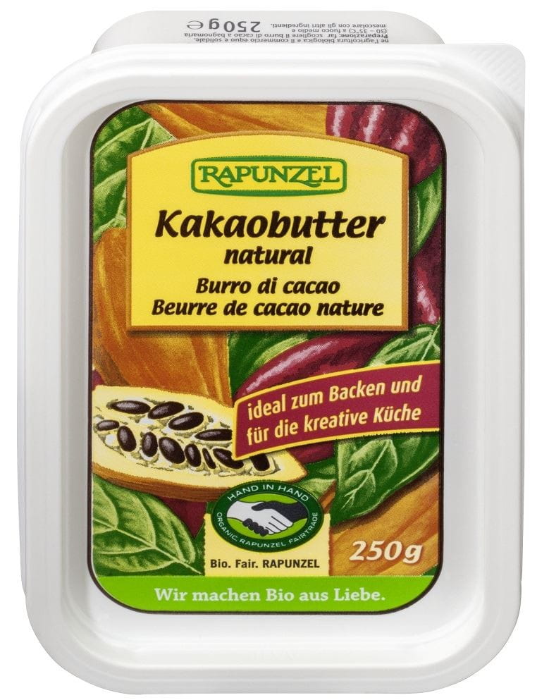 Kakaofedt (terninger) fair trade ØKO 250 g - RAPUNZEL
