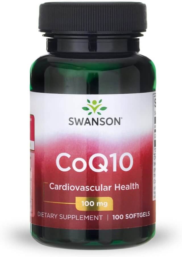 Coenzym Q10 100mg COQ10 100 Kapsler fra SWANSON