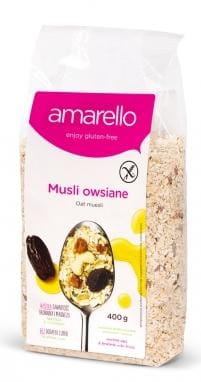 Ovesné müsli bez lepku bez cukru 400g AMARELLO