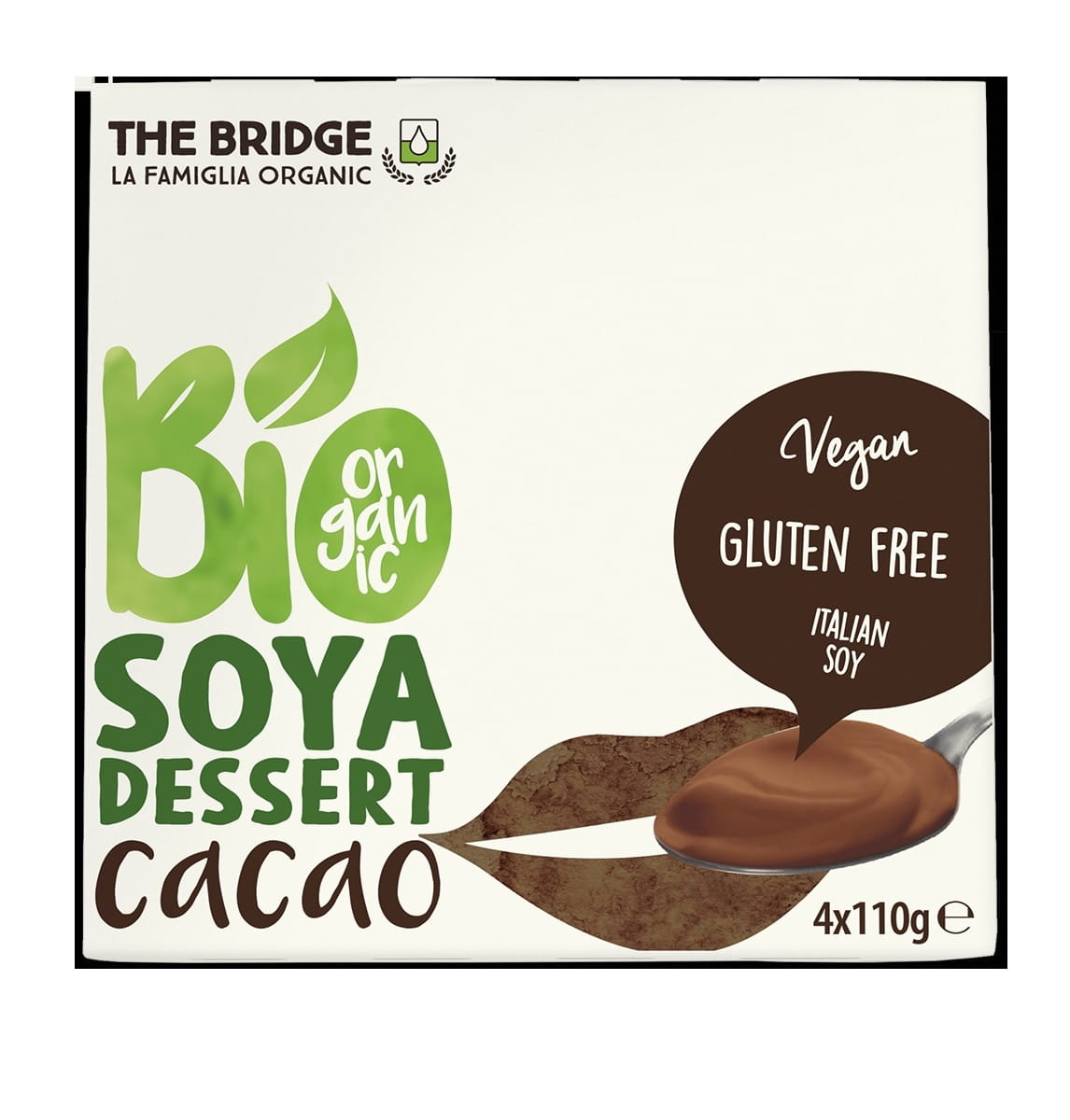 Dessert de soja au cacao 4x110g EKO THE BRIDGE