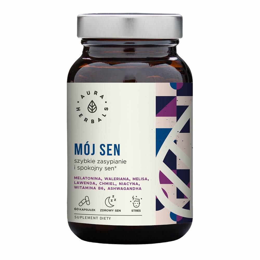 Mein Schlaf sono rápido e sono reparador cápsulas 60 AURA HERBALS