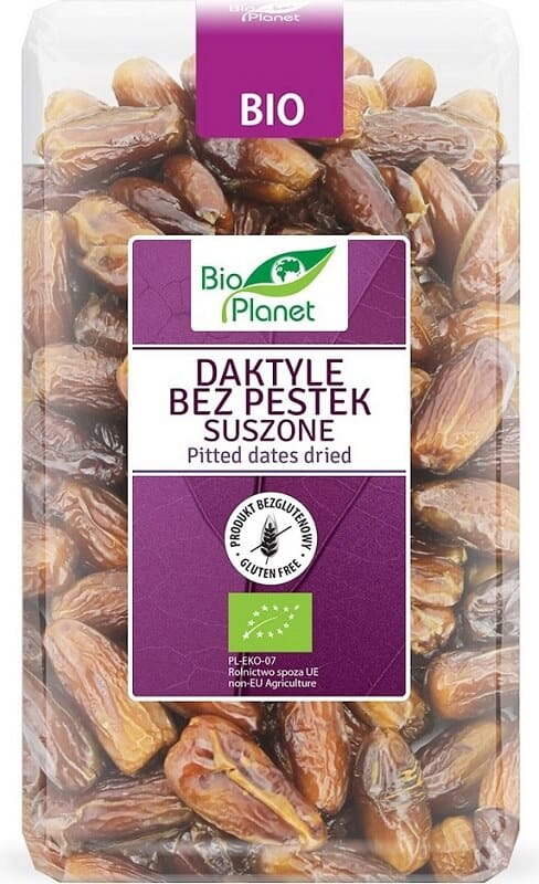 Curmale fără sâmburi, uscate, fără gluten BIO 1 kg - BIO PLANET