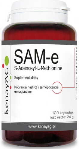 SAM - E s - Adenosyl - L - Methionine 120 KENAY capsules