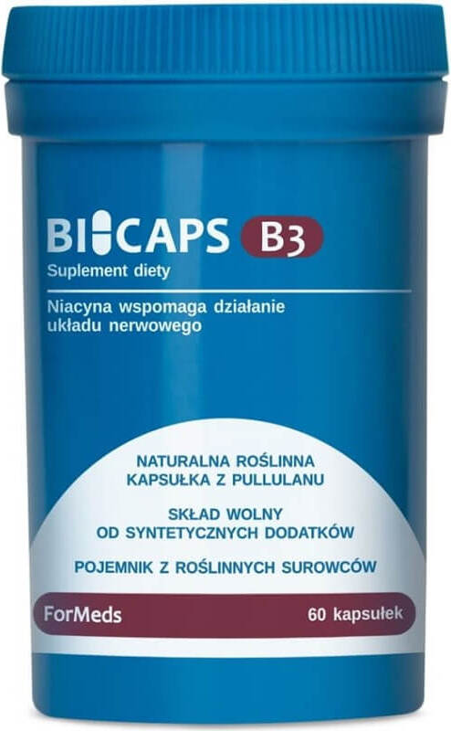 Bicaps विटामिन B3 500 mg 60 पोर्शन 60 FORMEDS-कैप्सूल