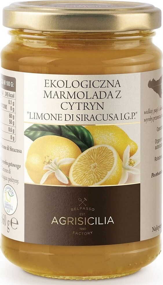 Marmellata di limoni BIO 360 g - AGRISICILIA