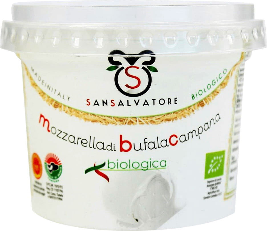 Buffelmozzarella (1 bal in beker) BIO 320 g - BIOLOGICA