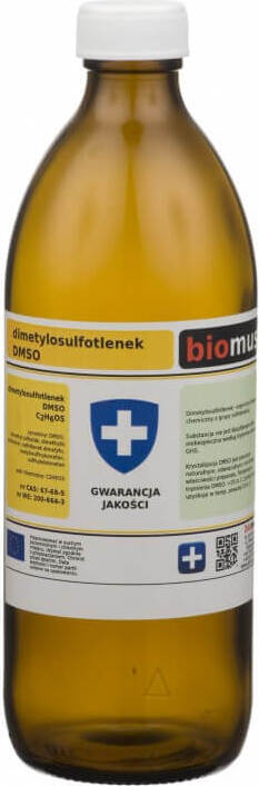 Dimethylsulfoxid dmso glassflaske 500g BIOMUS