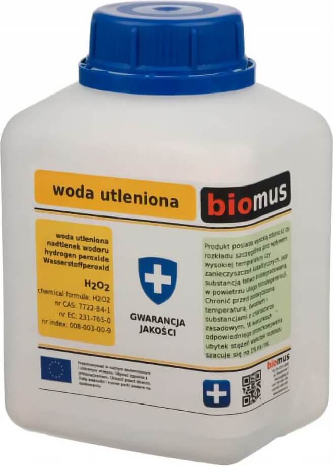 Väteperoxid 3% H2O2 Väteperoxid Väteperoxid 500ml BIOMUS