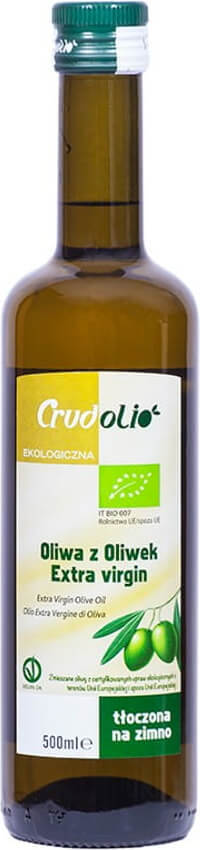 Olio extravergine di oliva biologico 500 ml CRUDOLIO