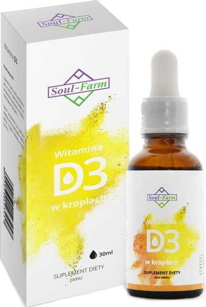 Vitamina D3 en gotas (2000 UI) 30 ml - SOUL FARM