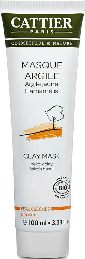 Masker Tanah Liat Organik untuk Kulit Kering 100 ml - CATTIER