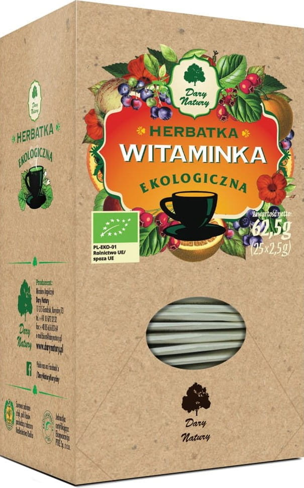 Vitamin ORGANIC Tea (25 x 25 g) - GIFTS OF NATURE