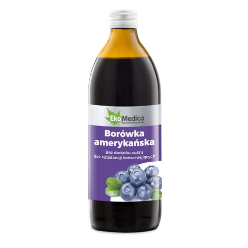Amerikansk blåbær 500ml EKAMEDICA