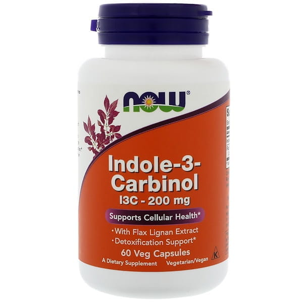 Indolo3carbinol i3c 200 mg 60 capsule NOW FOODS