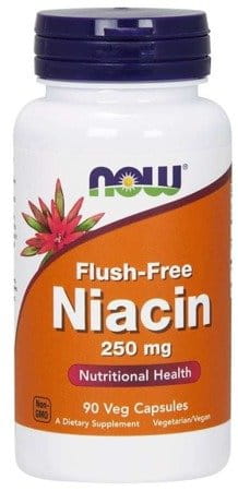 Vitamin B3 Niacin Tanpa Flush 90 Kapsul NOW FOODS