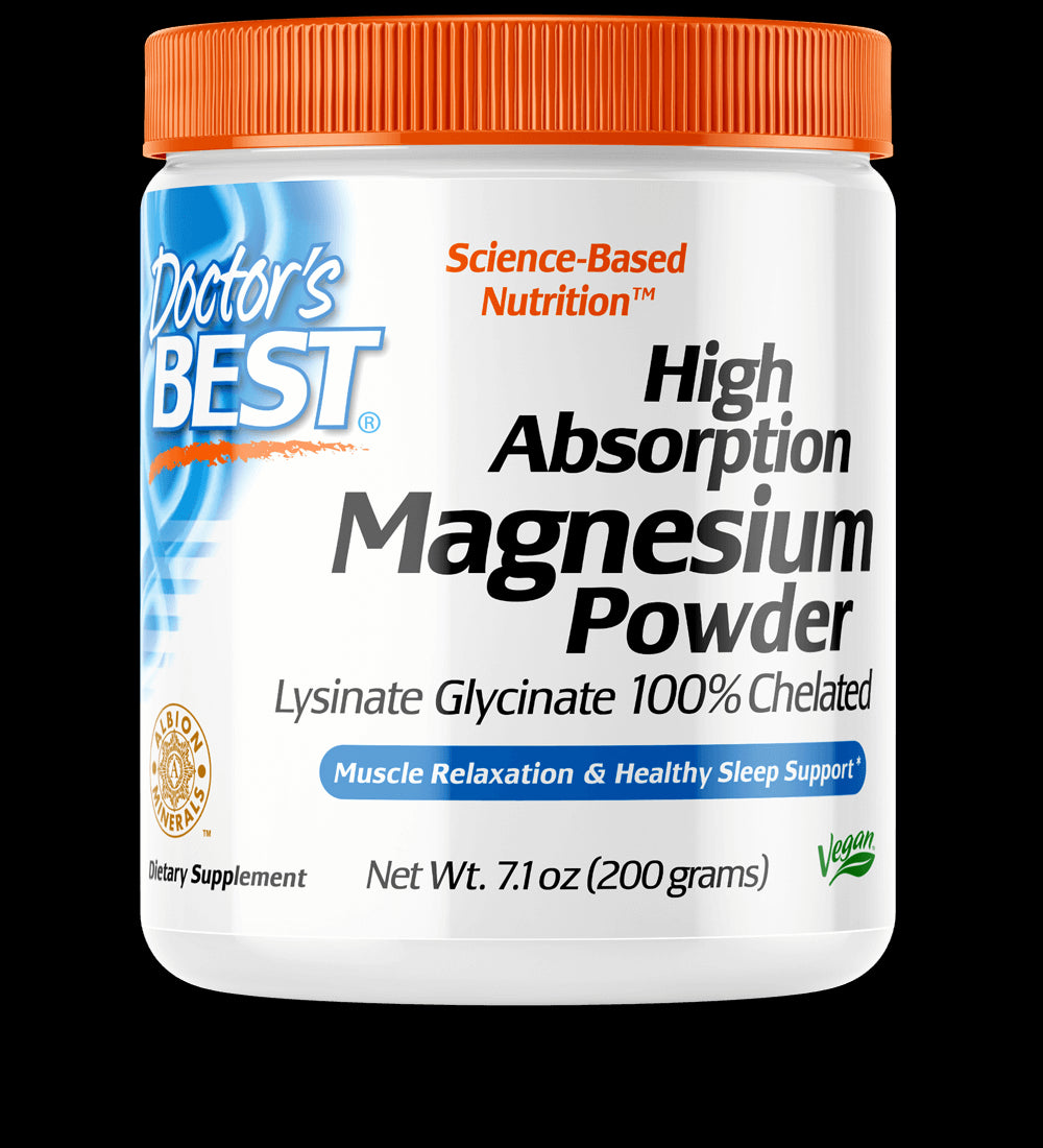 Serbuk Magnesium dengan Penyerapan Tinggi Magnesium 200 g DOCTOR'S BEST