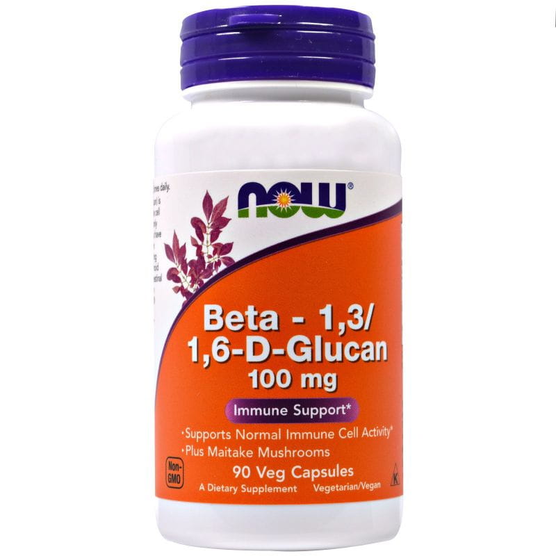 Beta-Glukan Beta13 / 16dGlukan 100 MG 90 Kapsul NOW FOODS
