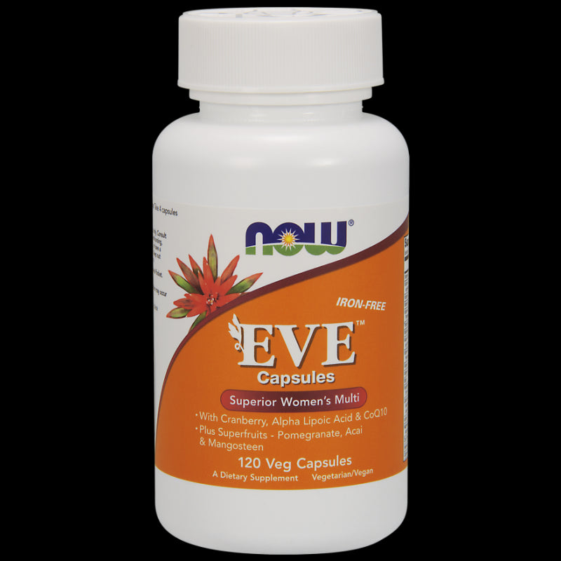 Eve Superior Multivitamin dan Mineral untuk Wanita Eve Tanpa Besi 120 Kapsul NOW FOODS