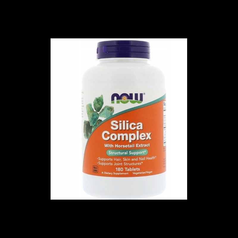 Silica-Komplex Rambut Kulit Kuku 180 Tablet NOW FOODS
