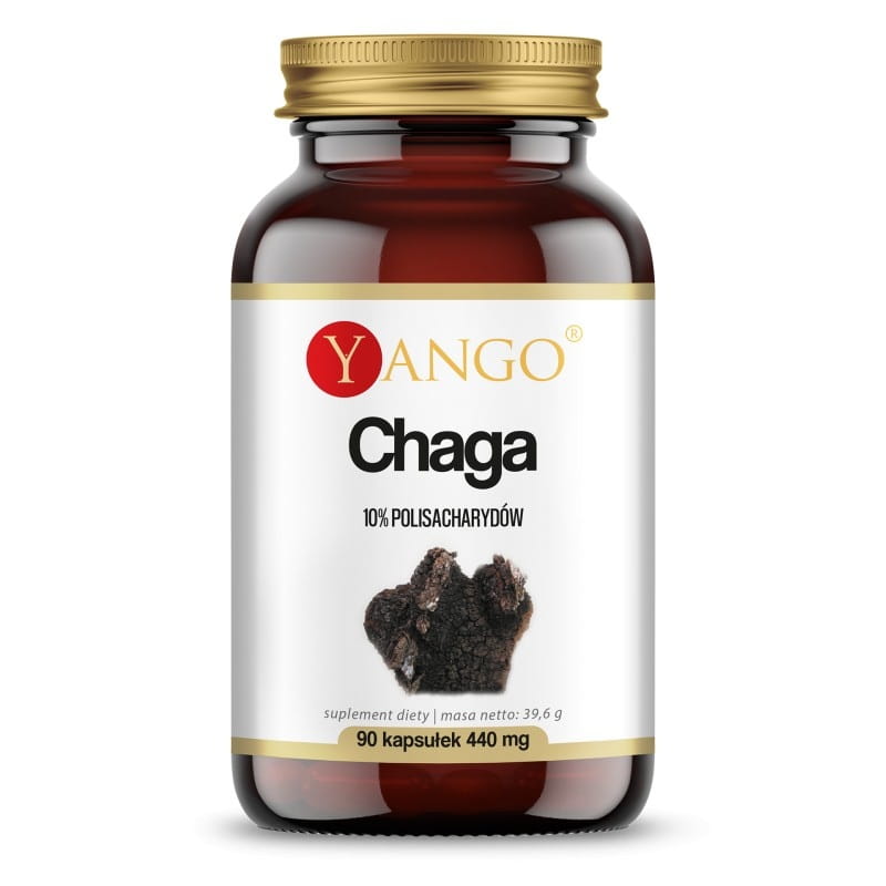 Ekstrak Chaga 10% Polisakarida 90 Kapsul YANGO