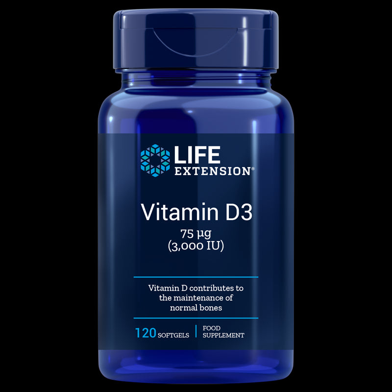 Vitamin D3 3000 IE 120 Kapsul LEBENSVERLÄNGERUNG
