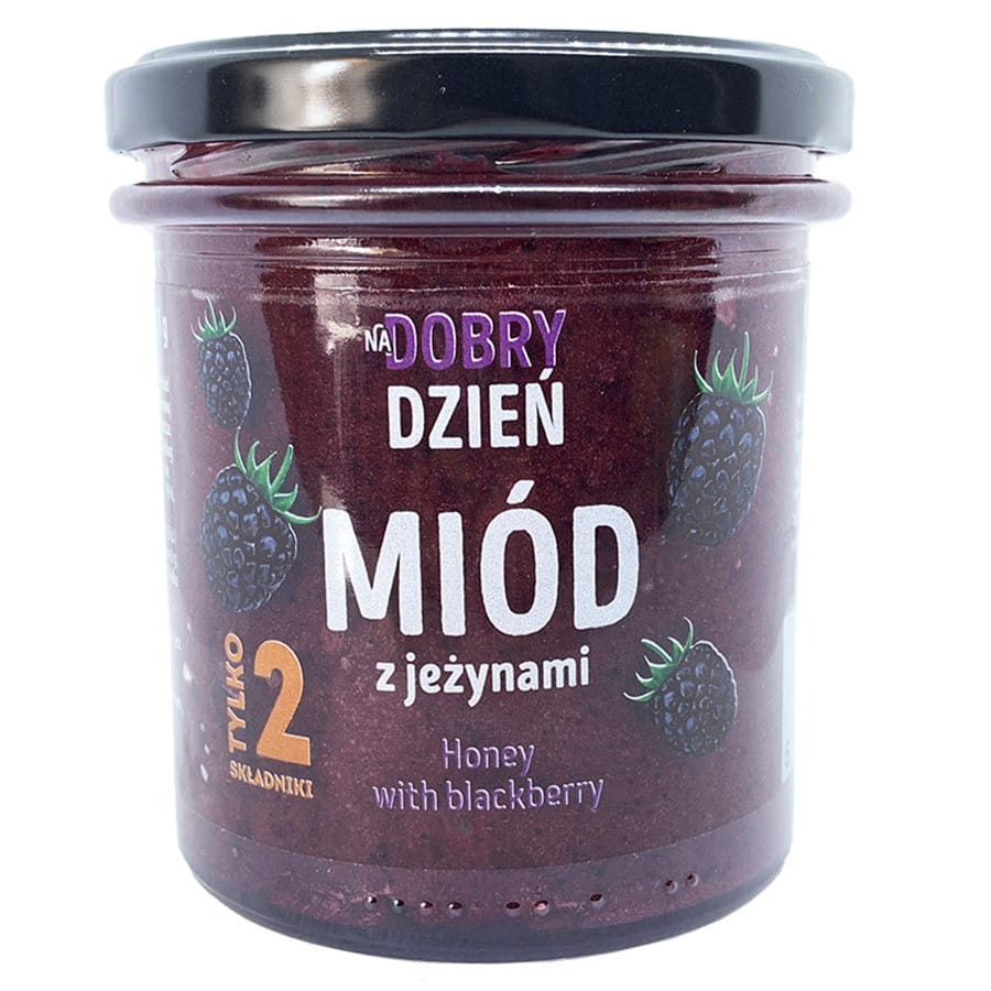 น้ำผึ้งกับแบล็กเบอร์รี่ "เพื่อวันดีๆ" 375g KOZACKI BEEBERRY