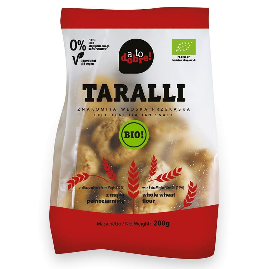 Taralli con farina integrale BIO 200g - QUESTO È BUONO!