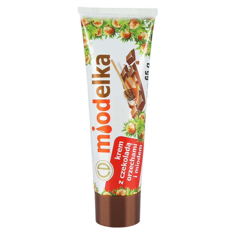 Krim cokelat dengan kacang dan madu HONIG 65g