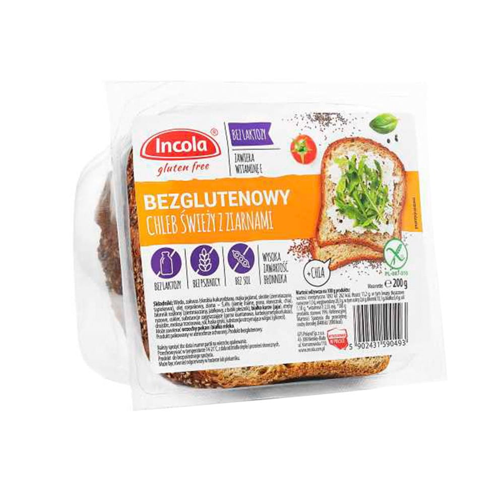 Roti segar bebas gluten dengan biji-bijian 350 g GFS POLAND