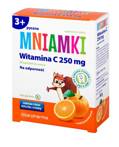 मनियामकी विटामिन सी 250mg 60 स्टारफार्मा ऑरेंजनपास्टिलेन