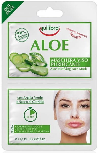 Aloe ansiktsmaske 2x75ml EQUILIBRA