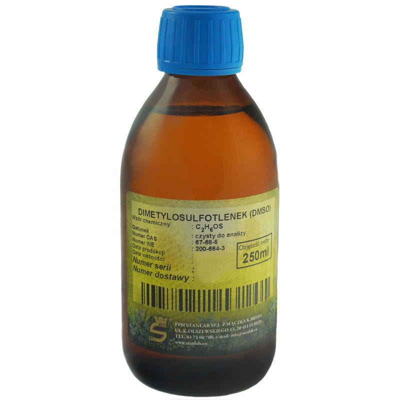 ไดเมทิลซัลฟอกไซด์ DMSO ขวดแก้ว 250 มล. STANLAB