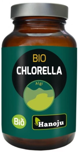Chlorella BIO 400 MG 300 Kapsler HANOJU Alge