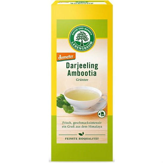 Trà Darjeeling xanh túi lọc hữu cơ (20 x 15 g) - LEBENSBAUM