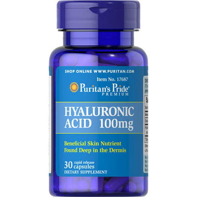 Asam Hialuronat 100mg Asam Hialuronat 30 Kapsul PURITAN'S PRIDE